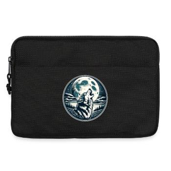 Lupine neighs at the full moon - Laptop bag 13" - black - Front