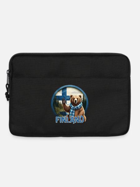 Finland - Finnland - Suomi - Laptoptasche 13" - Schwarz