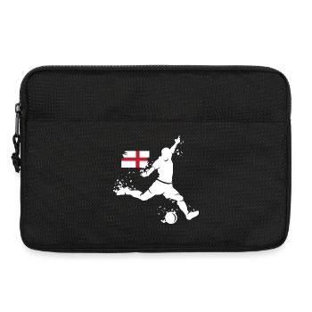 Fußball England Fan Spieler Explosion EM 2024 Team - Laptoptasche 13" - Schwarz - Vorne