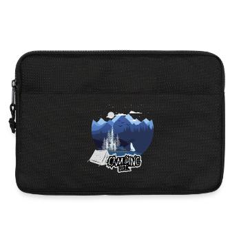Vie de camping Nuit en montagne - Sacoche pour ordinateur portable 13 pouces - noir - Devant