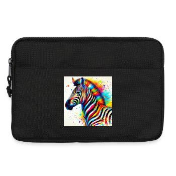 Zèbre - Sacoche pour ordinateur portable 13 pouces - noir - Devant