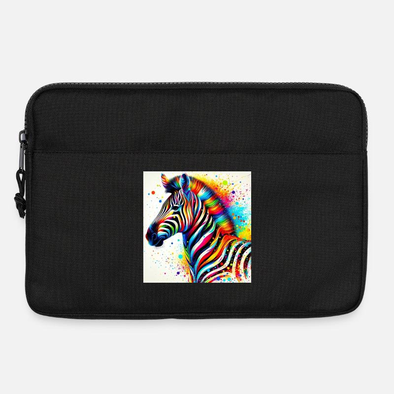Zebra - Laptoptasche 13" - Schwarz