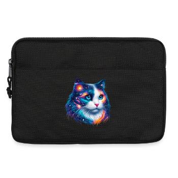 Katze - Laptoptasche 13" - Schwarz - Vorne