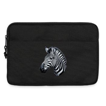 Zebra - Laptop bag 13" - black - Front