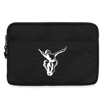 Ninja - white - Laptop bag 13" - black - Front
