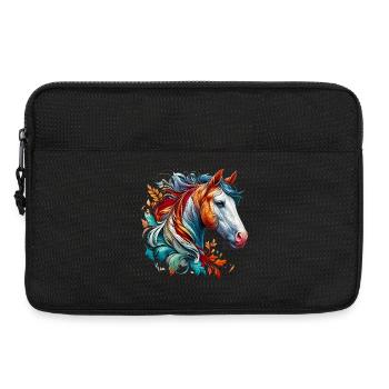 Pferd - Laptoptasche 13" - Schwarz - Vorne