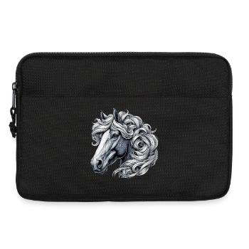 Pferd - Laptoptasche 13" - Schwarz - Vorne