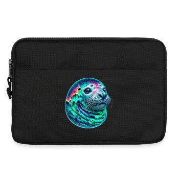 Aurora Borealis Siegel - Laptoptasche 13" - Schwarz - Vorne
