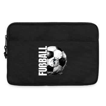 Fußball - Laptoptasche 13" - Schwarz - Vorne