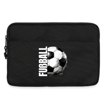 Fußball - Laptoptasche 13" - Schwarz - Vorne