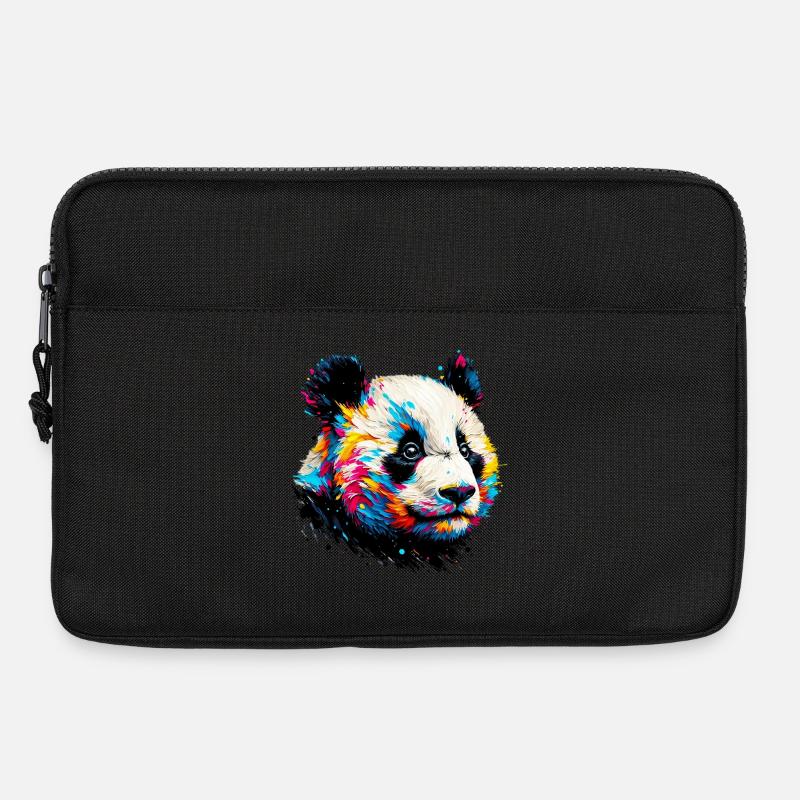 Panda - Laptoptasche 13" - Schwarz