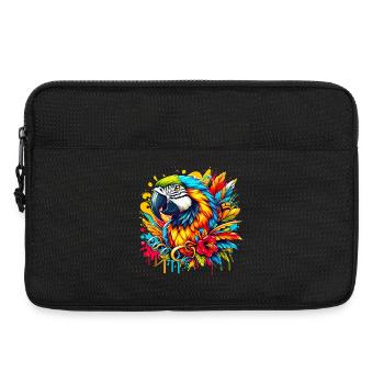 Papagei - Laptoptasche 13" - Schwarz - Vorne