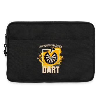 Symphonie der Präzision - Dart - Laptoptasche 13" - Schwarz - Vorne