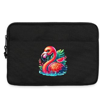 Flamant - Sacoche pour ordinateur portable 13 pouces - noir - Devant