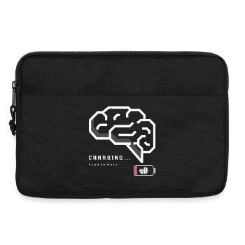 Neural Charge Brain Graphic - Laptop bag 13" - black - Front