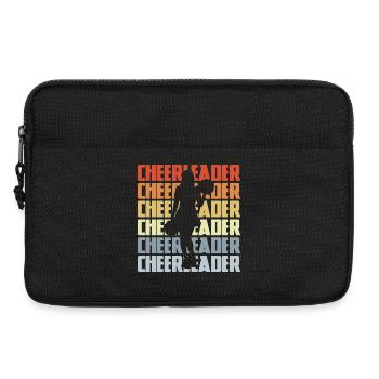Pom-pom girl vintage - Sacoche pour ordinateur portable 13 pouces - noir - Devant