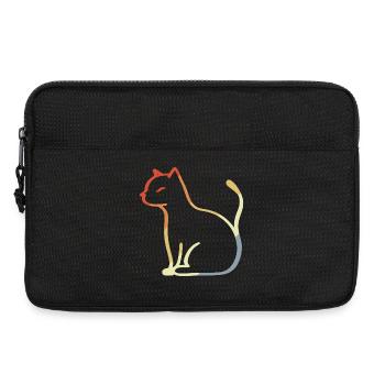 Cat Vintage - Laptop bag 13" - black - Front