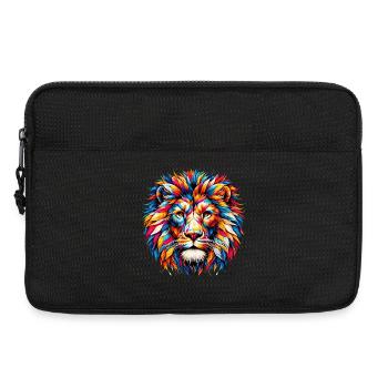 Lion - Laptop bag 13" - black - Front