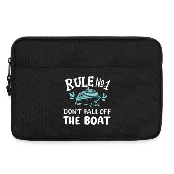 Kreuzfahrtschiff Kreuzfahrt - Laptoptasche 13" - Schwarz - Vorne