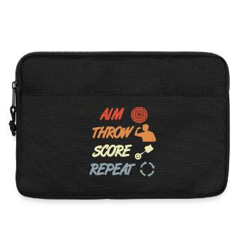 Motivation des fléchettes - Sacoche pour ordinateur portable 13 pouces - noir - Devant
