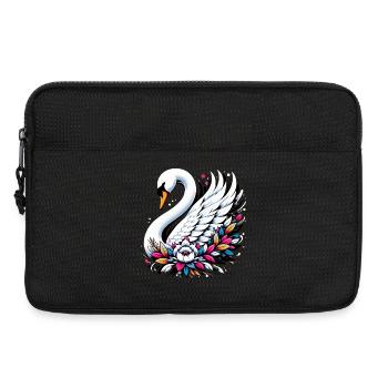 Swan - Laptop bag 13" - black - Front