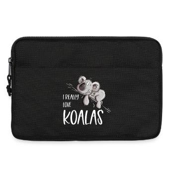 I Really Love Koalas Koala Bär - Laptoptasche 13" - Schwarz - Vorne