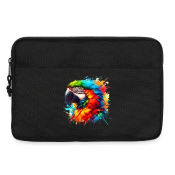 Papagei - Laptoptasche 13" - Schwarz - Vorne