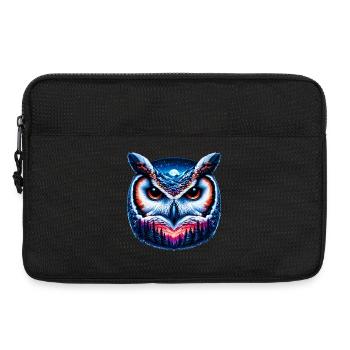 Owl - Laptop bag 13" - black - Front