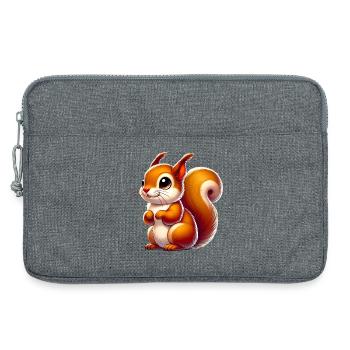 Squirrel - Laptop bag 13" - heather grey - Front