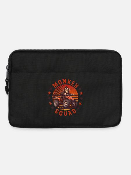 Affen Quad Truppe - Laptoptasche 13" - Schwarz