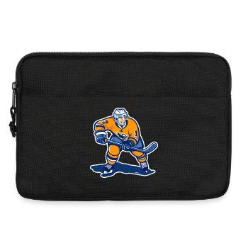 Eishockeyspieler Grafik - Laptoptasche 13" - Schwarz - Vorne