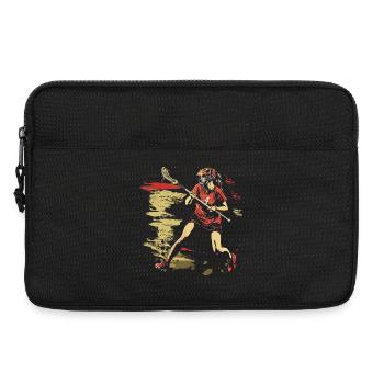Oldschool Lacrosse Girls - Laptop bag 13" - black - Front
