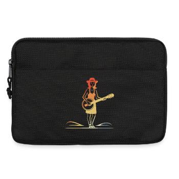 Banjo Player Vintage - Laptop bag 13" - black - Front
