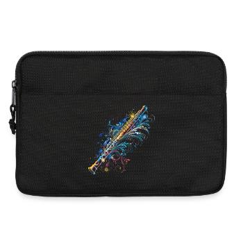 Flute Comic - Laptop bag 13" - black - Front