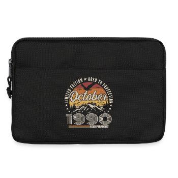 Oktober 1990 Geburtstagsgeschenk - Oktober 1990 - Laptoptasche 13" - Schwarz - Vorne