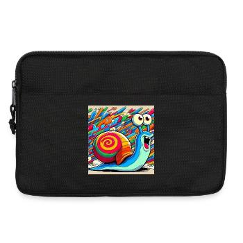 Escargot - Sacoche pour ordinateur portable 13 pouces - noir - Devant