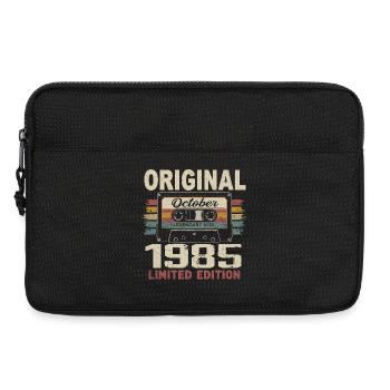 Born in October 1985 | Vintage Gift October 1985 - Laptop bag 13" - black - Front