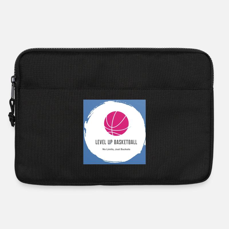 Basketball auf einem Level aufsteigen - Laptoptasche 13" - Schwarz