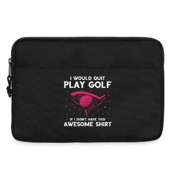 Are You Looking At My Putt Funny Golf Talk - Laptoptasche 13" - Schwarz - Vorne