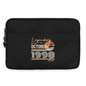 Cadeau Octobre 1998 - Génial Depuis Octobre 1998 - Sacoche pour ordinateur portable 13 pouces - noir - Devant