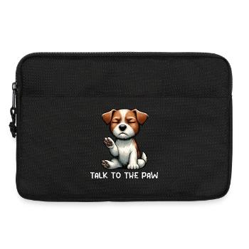 Parler à la Patte Jack Russel terrier Jack russel - Sacoche pour ordinateur portable 13 pouces - noir - Devant