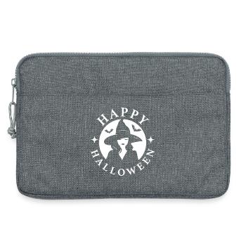 Joyeux halloween - Sacoche pour ordinateur portable 13 pouces - gris chiné - Devant