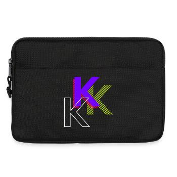 k - Graffiti Design - Laptoptasche 13" - Schwarz - Vorne