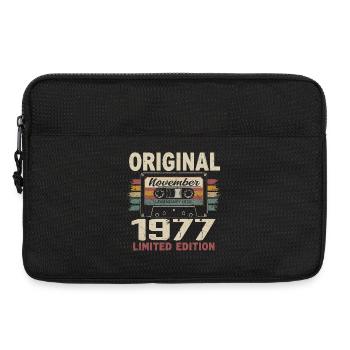 Novembre 1977 Cadeau Novembre 1977 - Sacoche pour ordinateur portable 13 pouces - noir - Devant