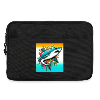 Shark - Laptop bag 13" - black - Front