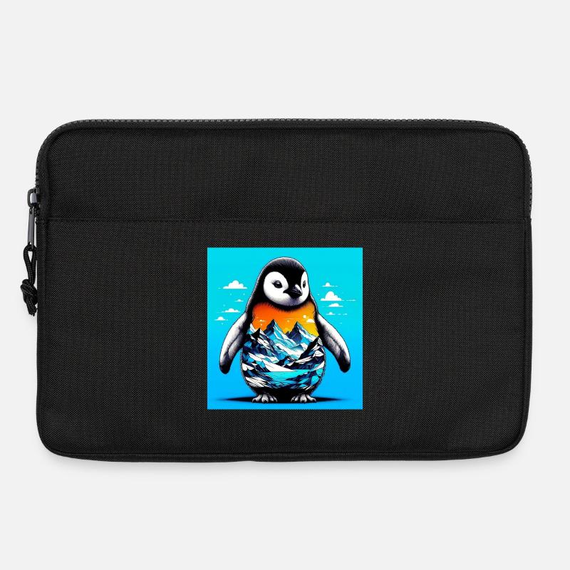 Pinguin - Laptoptasche 13" - Schwarz