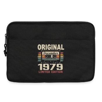 Dezember 1979 Geburtstagsgeschenk - Laptoptasche 13" - Schwarz - Vorne