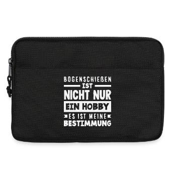 I go archery - Laptop bag 13" - black - Front