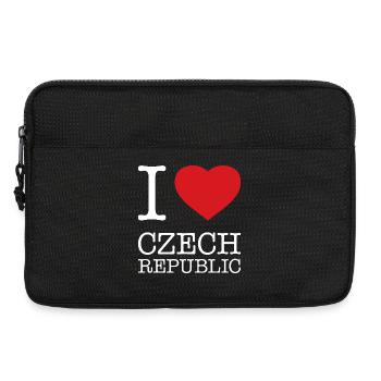 I love Czech Republic Tschechien - Laptop bag 13" - black - Front