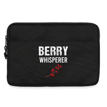 Blueberry Lustige Obst  Frucht Blaubeere Vintage - Laptoptasche 13" - Schwarz - Vorne